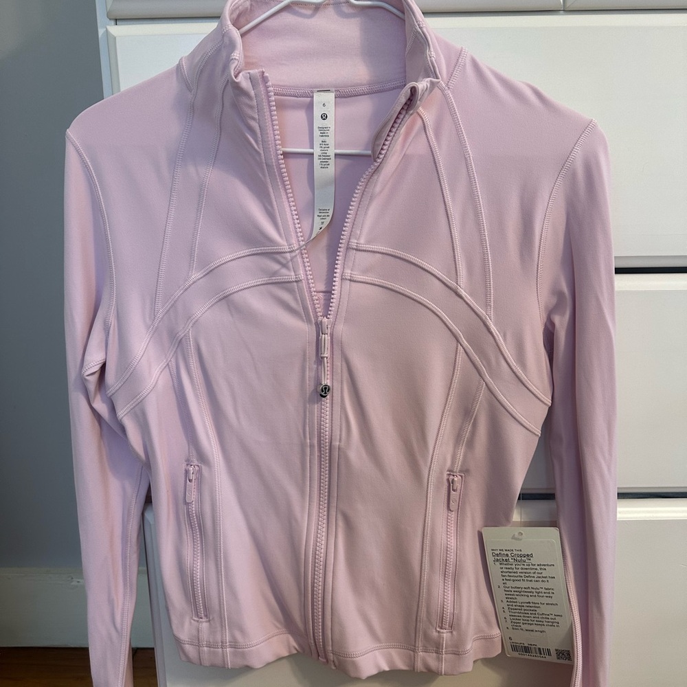 Lululemon Athletica Define Jacket Meadowsweet Pink NWT